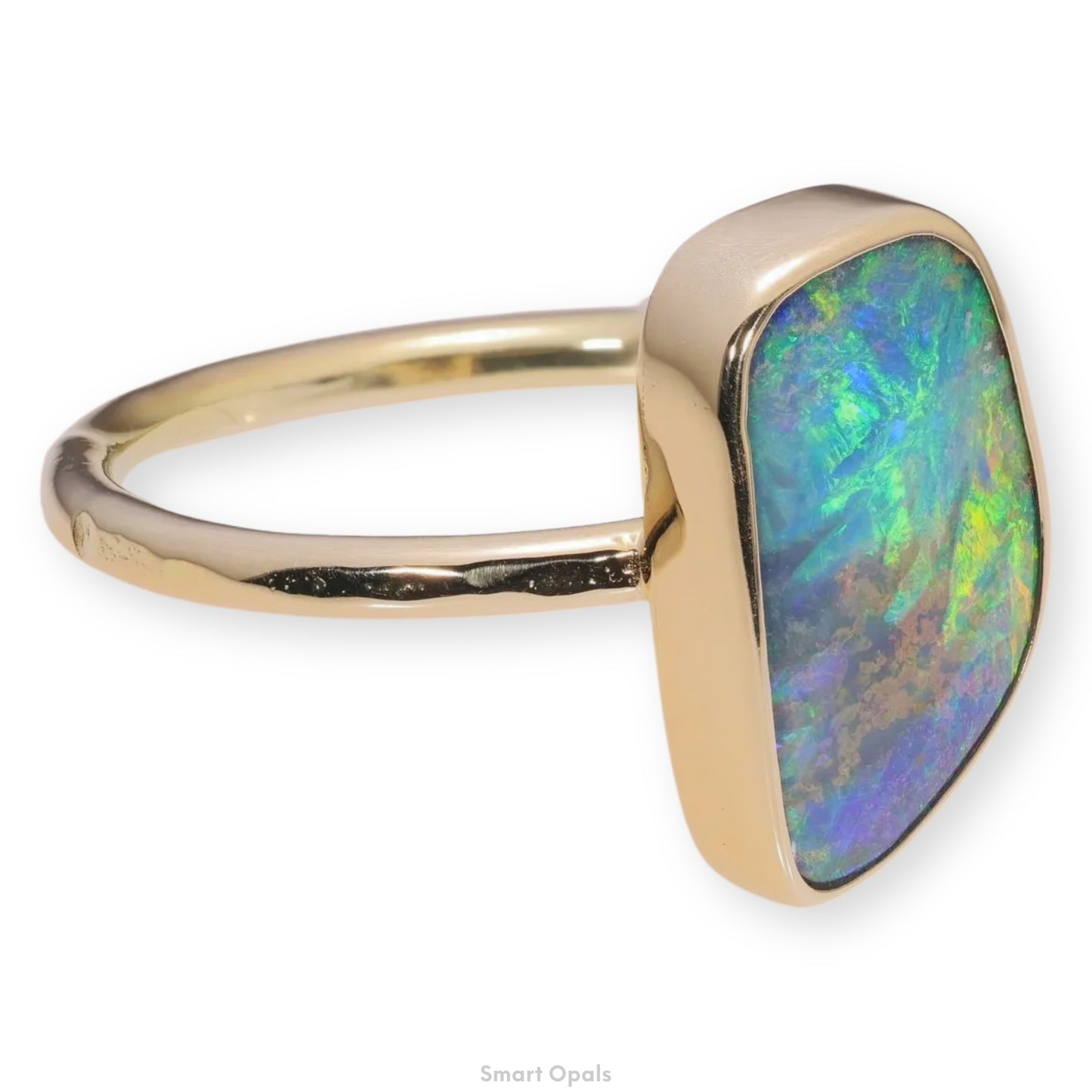 Atoll Boulder Opal 14K Gold Ring 27236