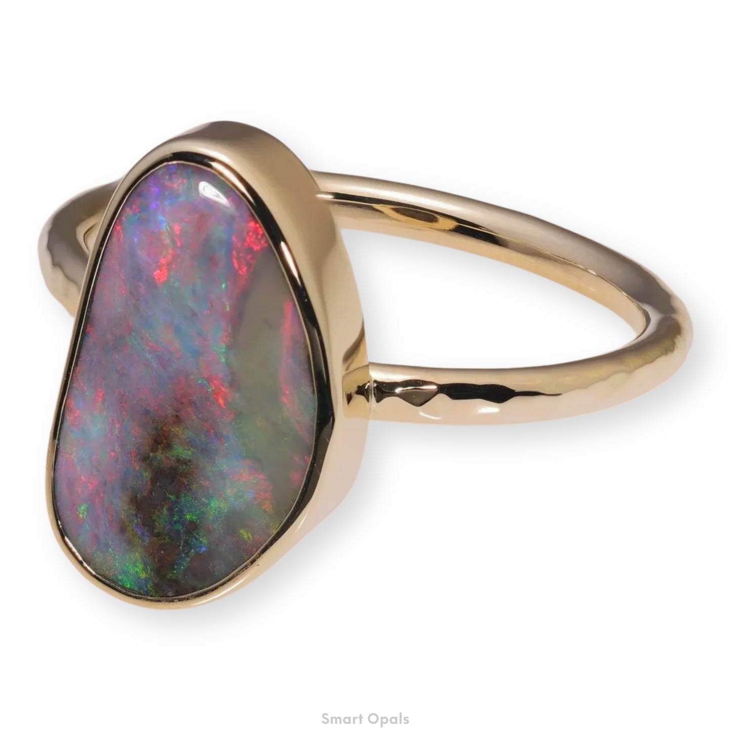 Atoll Boulder Opal 14K Gold Ring 27240