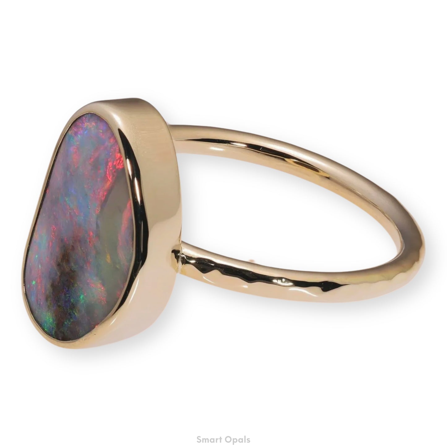 Atoll Boulder Opal 14K Gold Ring 27240