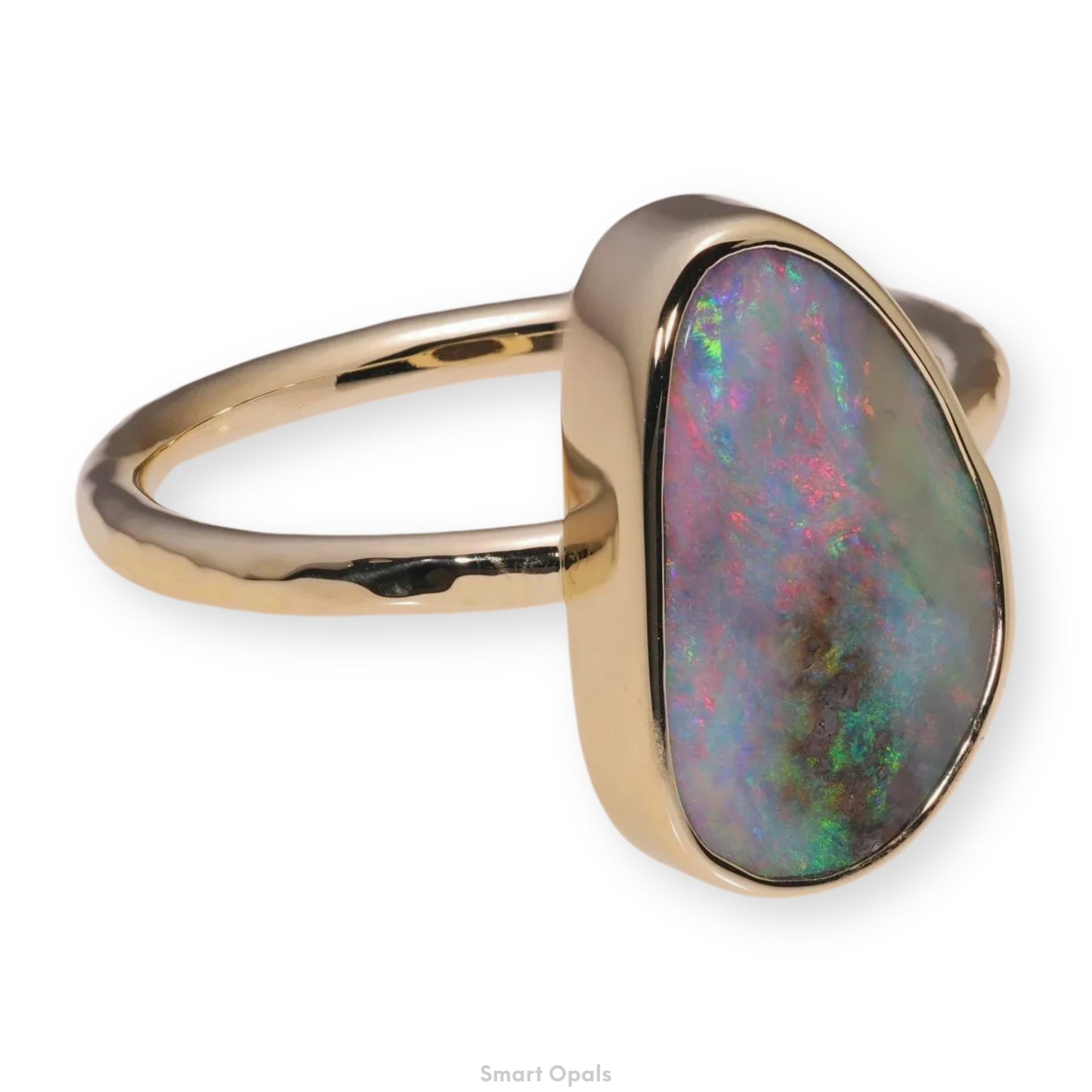 Atoll Boulder Opal 14K Gold Ring 27240