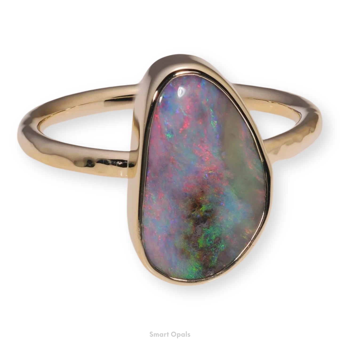 Atoll Boulder Opal 14K Gold Ring 27240