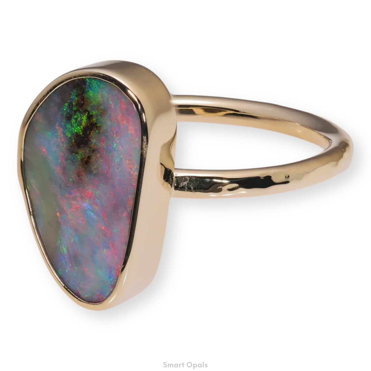 Atoll Boulder Opal 14K Gold Ring 27240