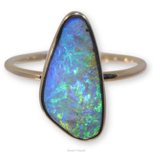 Load image into Gallery viewer, Atoll Boulder Opal 14K Gold Ring 27242
