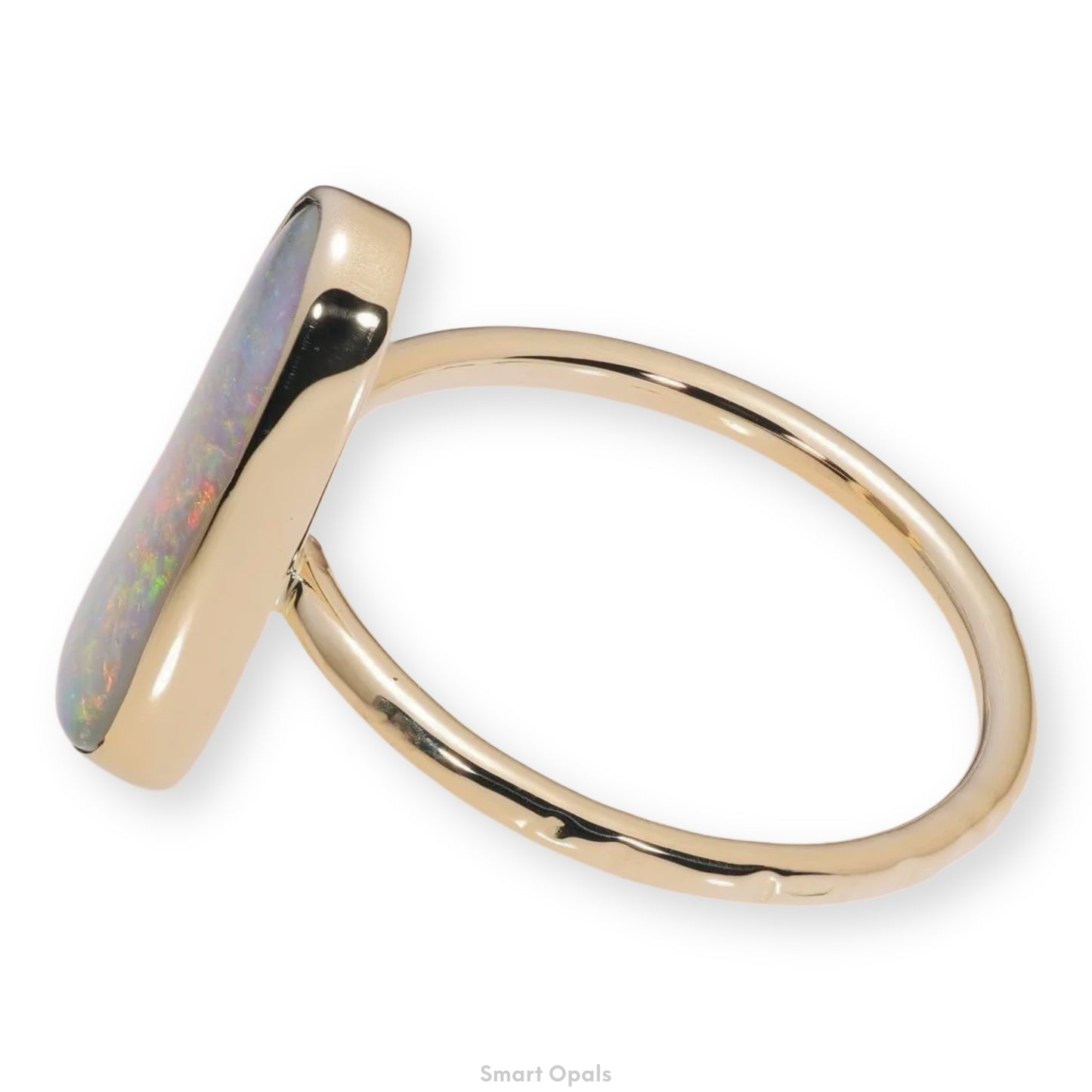 Atoll Lightning Ridge Opal 14K Gold Ring 27249