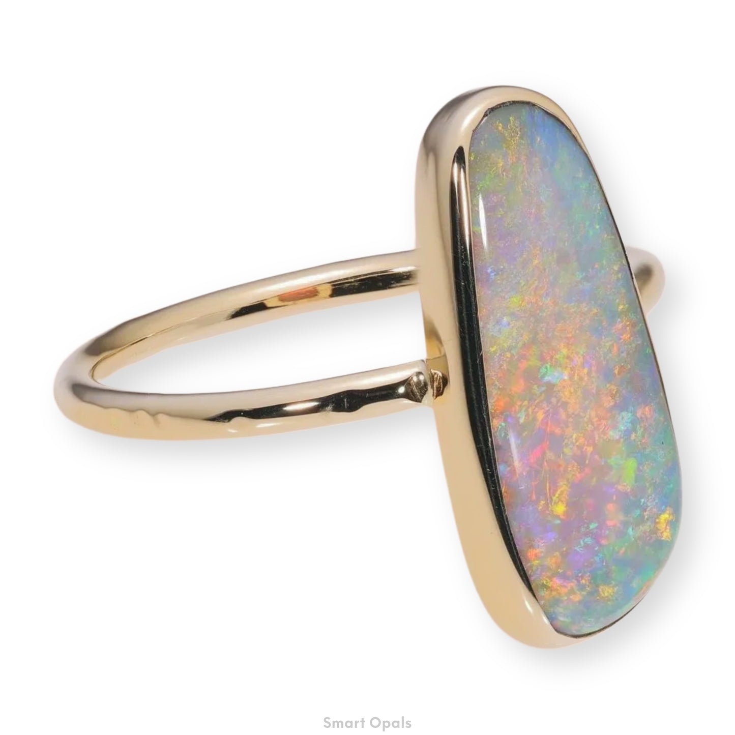 Atoll Lightning Ridge Opal 14K Gold Ring 27249