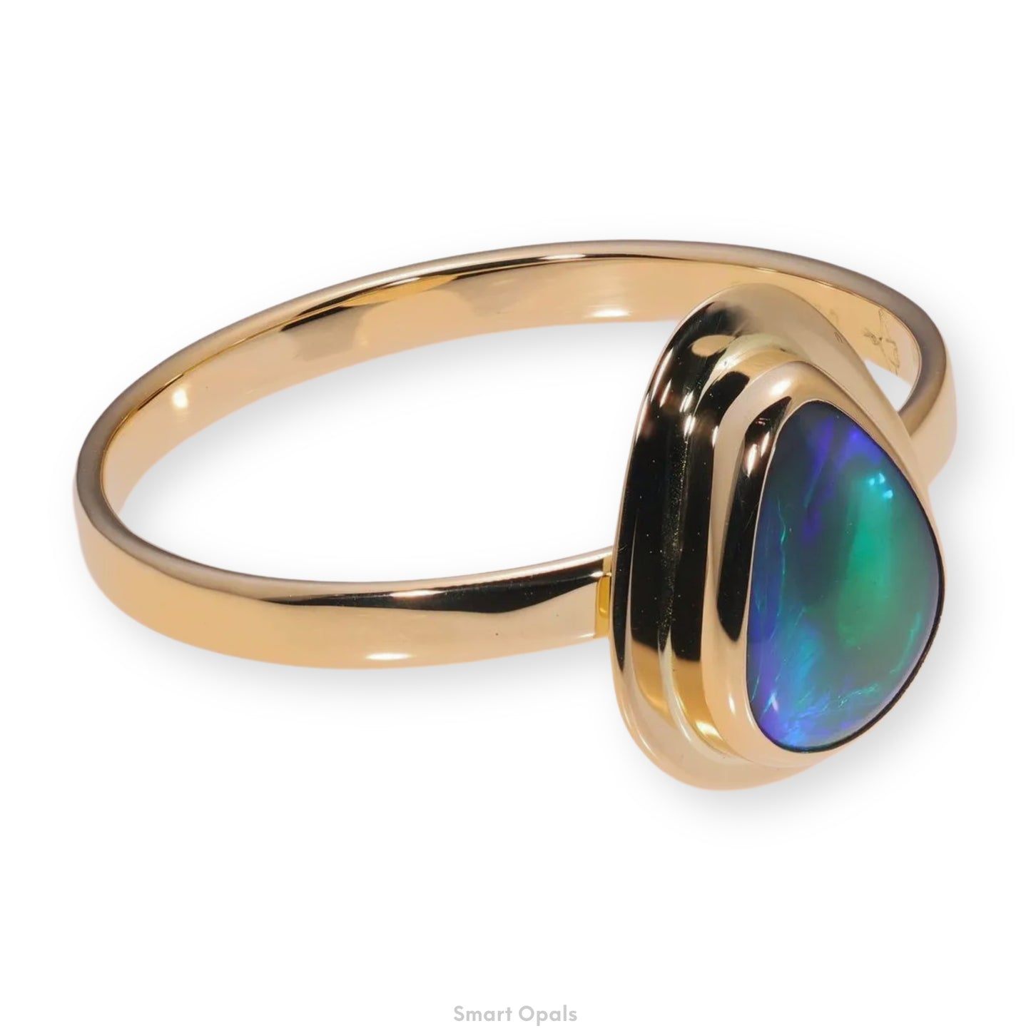 Atoll Lightning Ridge Opal 18K Gold Ring 29785