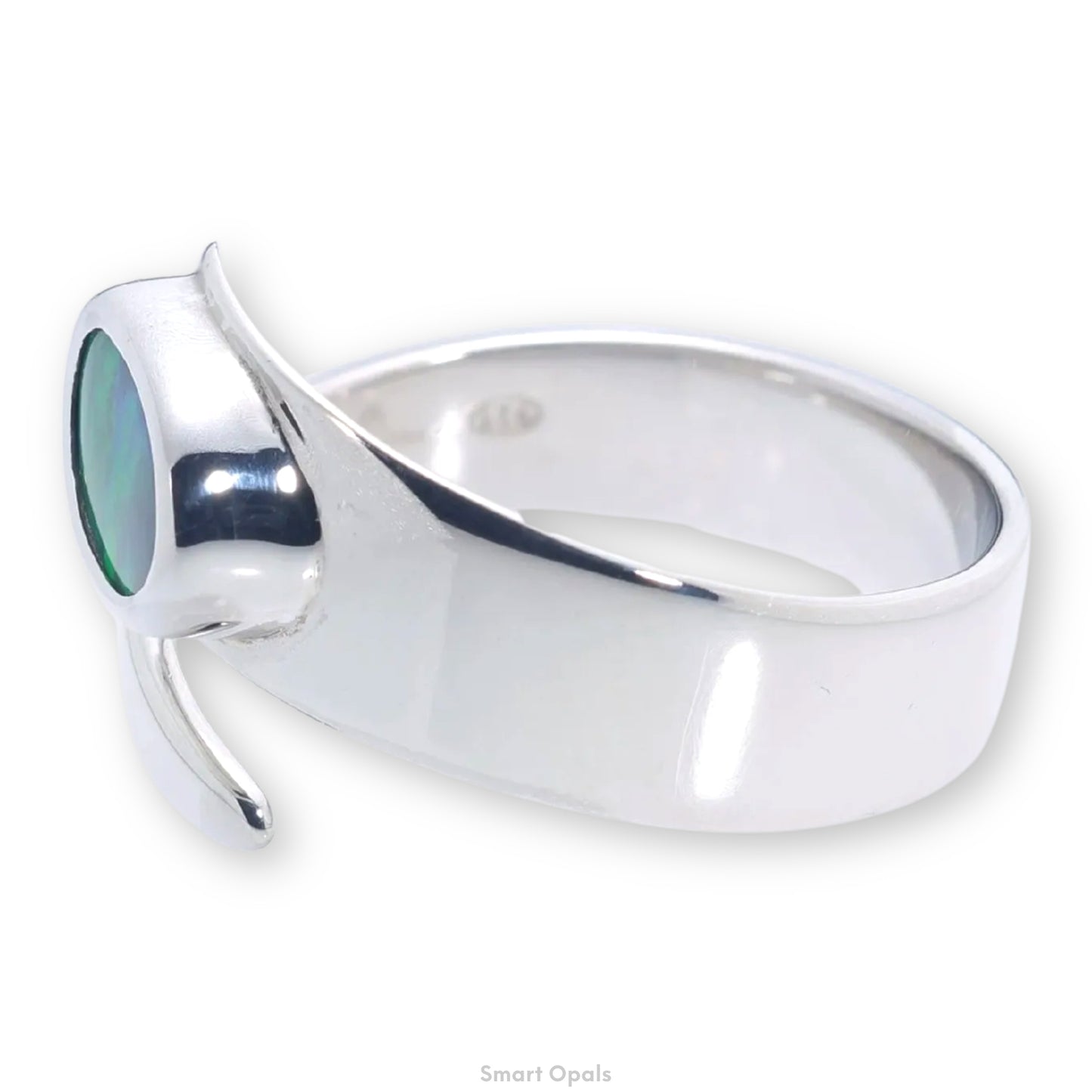 Lightning Ridge Ring 0.77 cts 32028