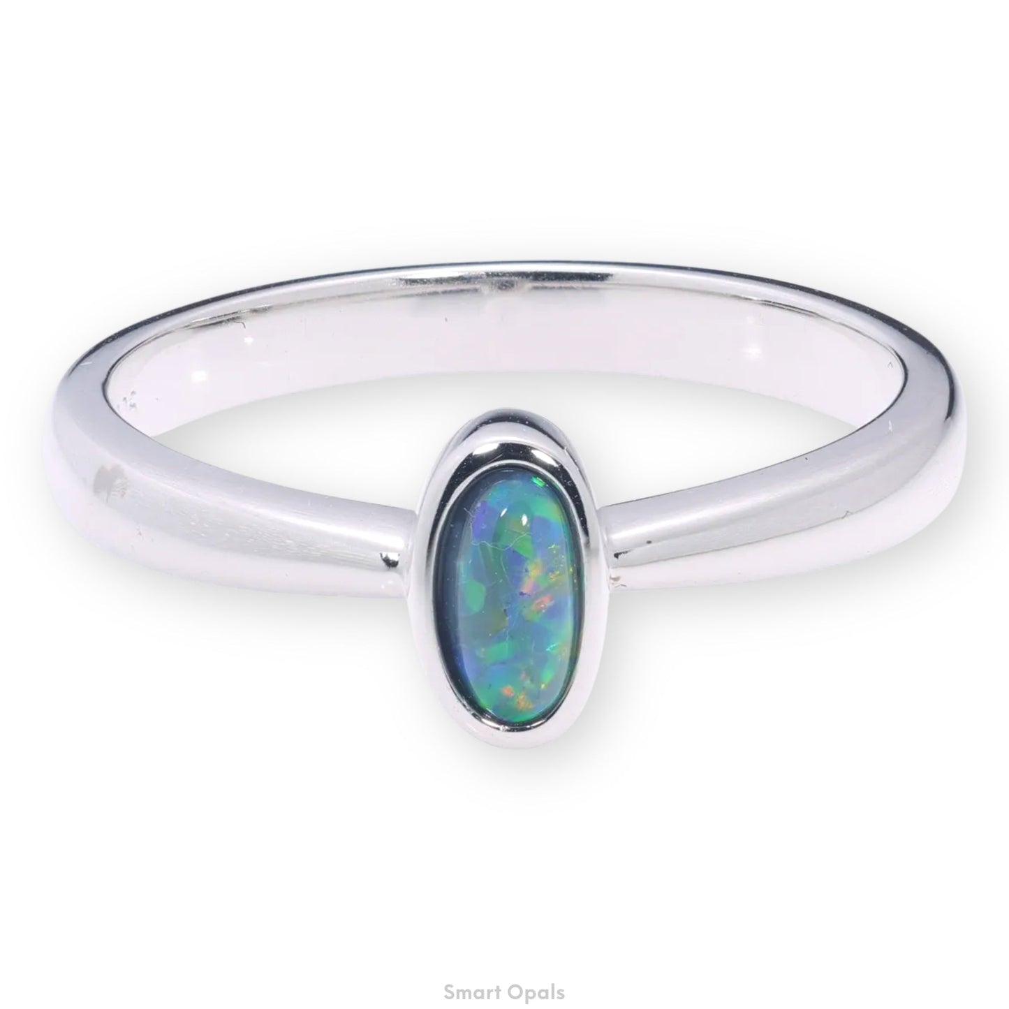 Lightning Ridge Ring 0.15 cts 33275