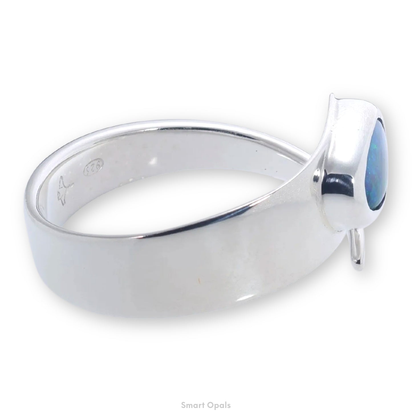 Lightning Ridge Ring 0.82 cts 33973