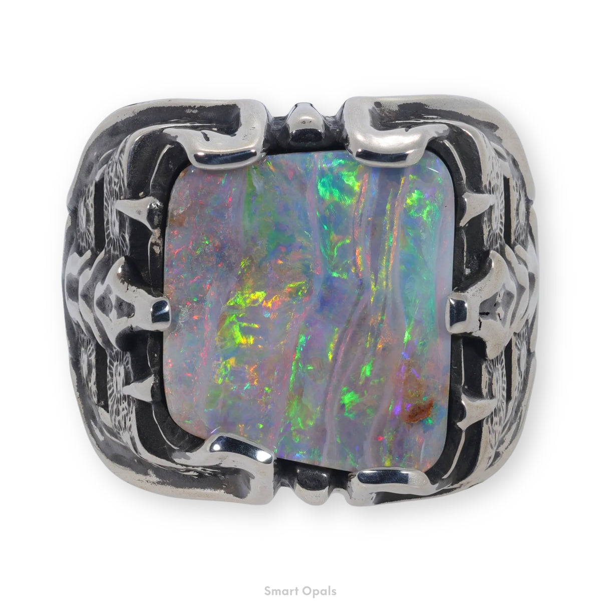 Boulder Earthfire Ring 5.82 cts 34291
