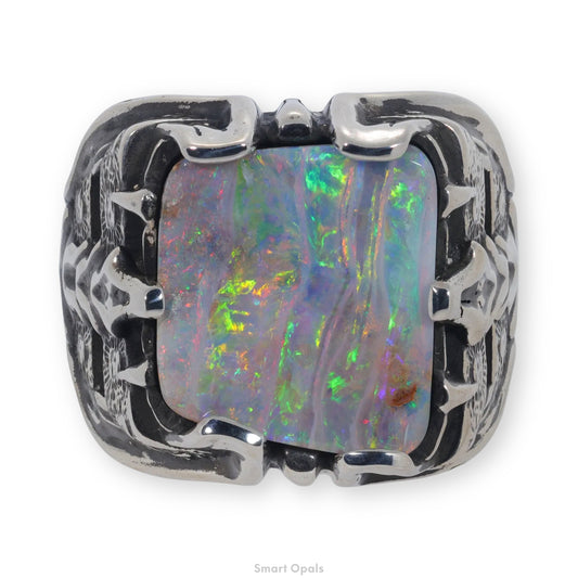 Boulder Earthfire Ring 5.82 cts 34291