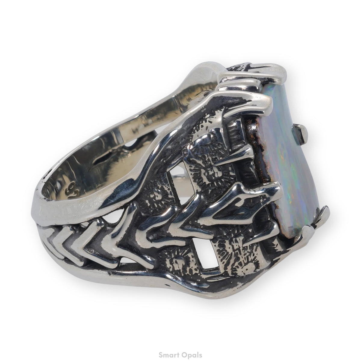 Boulder Earthfire Ring 5.82 cts 34291