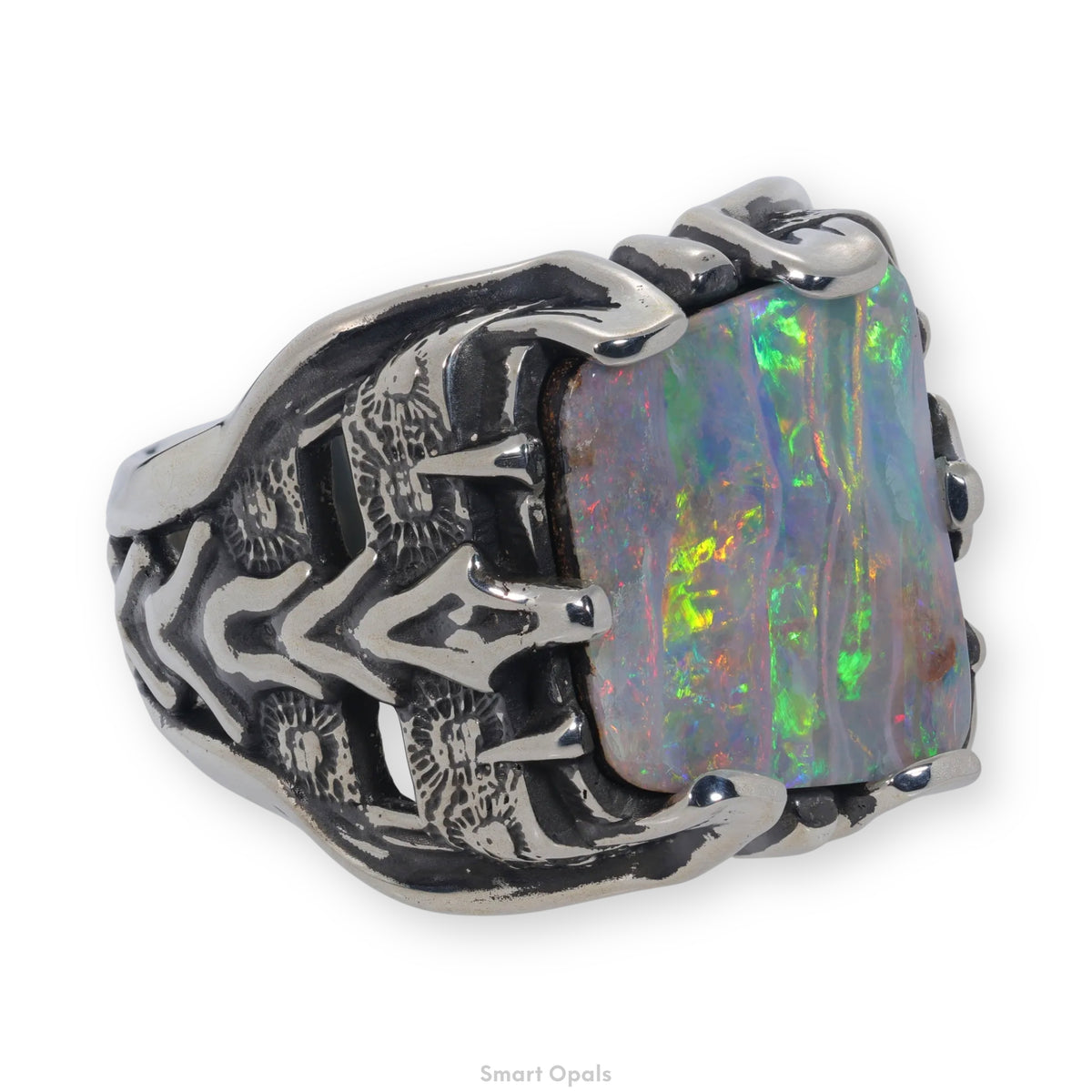 Boulder Earthfire Ring 5.82 cts 34291