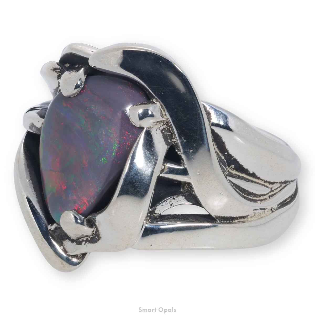 Lightning Ridge Earthfire Ring 2.75 cts 34292