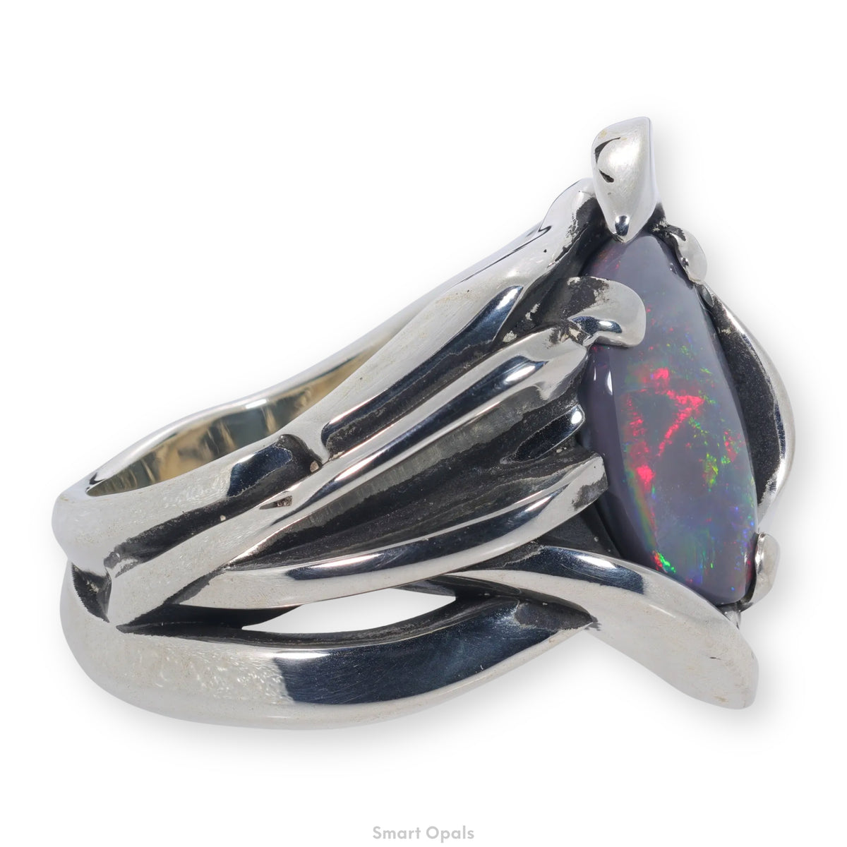 Lightning Ridge Earthfire Ring 2.75 cts 34292