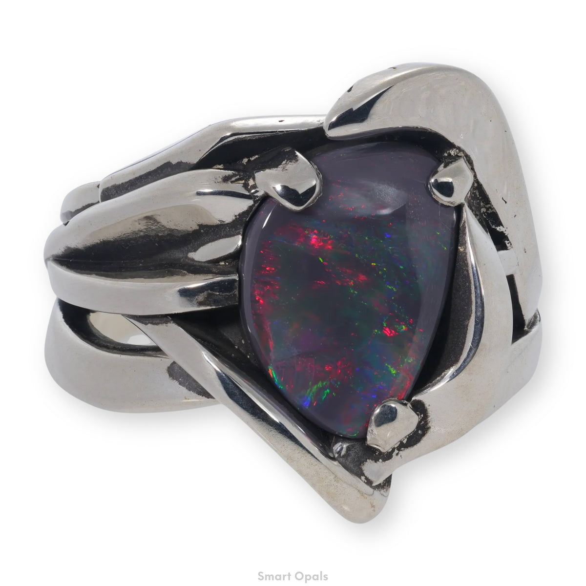 Lightning Ridge Earthfire Ring 2.75 cts 34292
