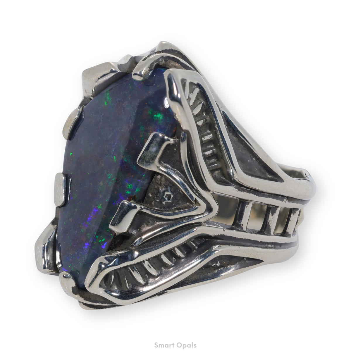 Boulder Earthfire Ring 11.2 cts 34293