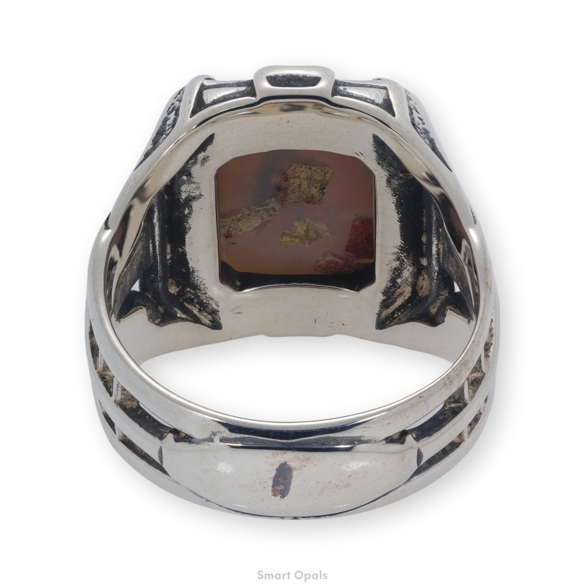 Lightning Ridge Earthfire Ring 3.88 cts 34295