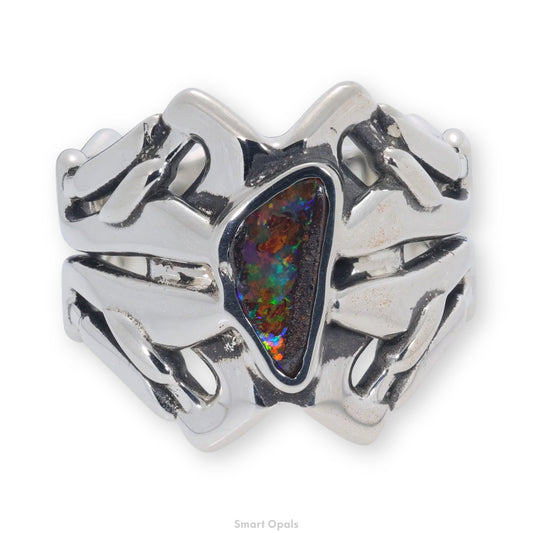 Boulder Earthfire Ring 0.94 cts 34298