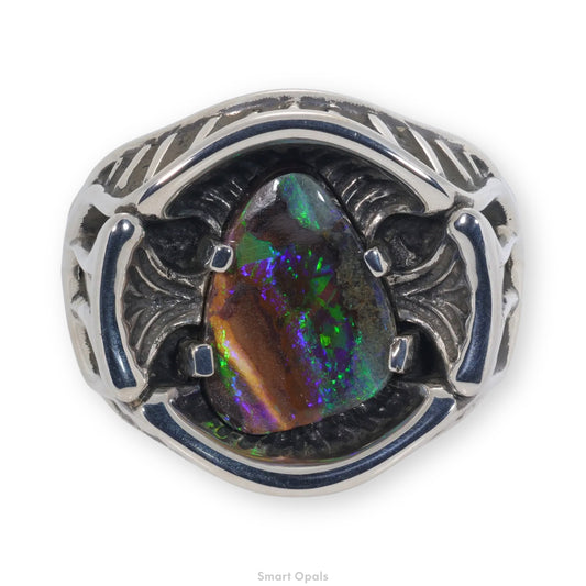 Boulder Earthfire Ring 4.14 cts 34300