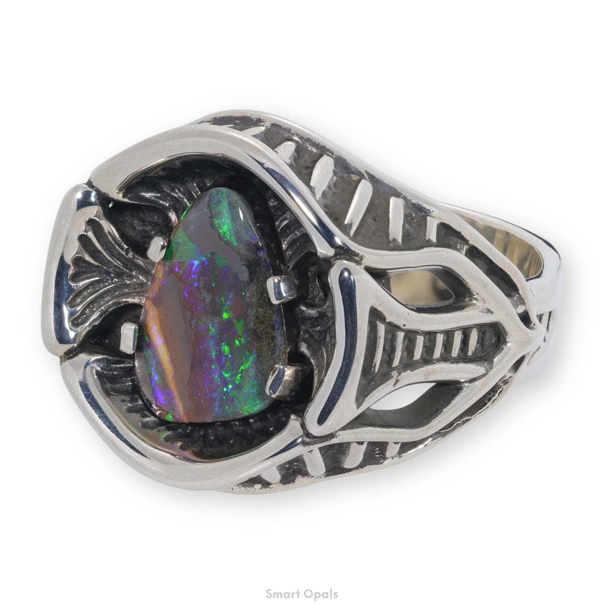 Boulder Earthfire Ring 4.14 cts 34300