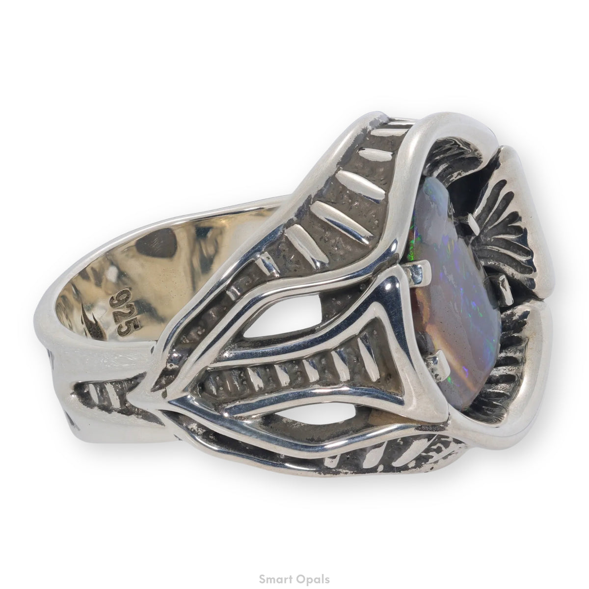Boulder Earthfire Ring 4.14 cts 34300