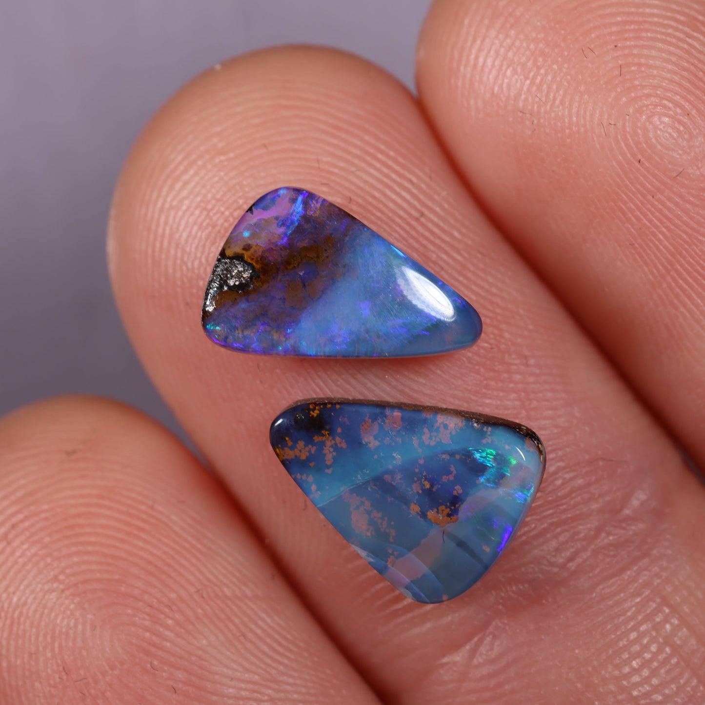 Boulder Opal Set 3.53 cts 34606