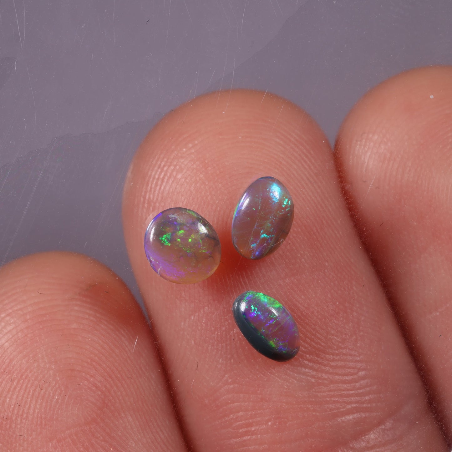 Lightning Ridge Set 0.68 cts 34732