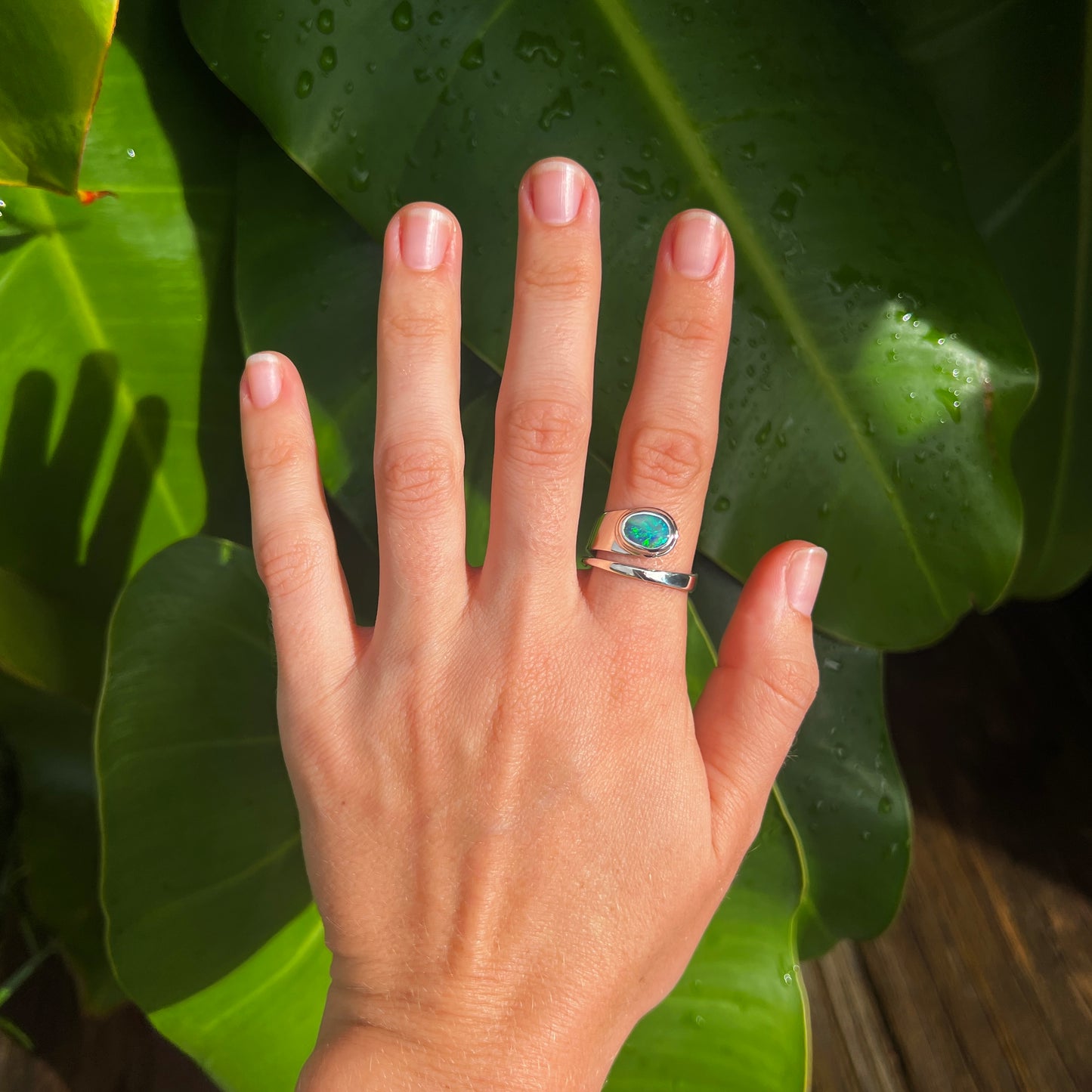 Lightning Ridge Ring 1.2 cts 27437