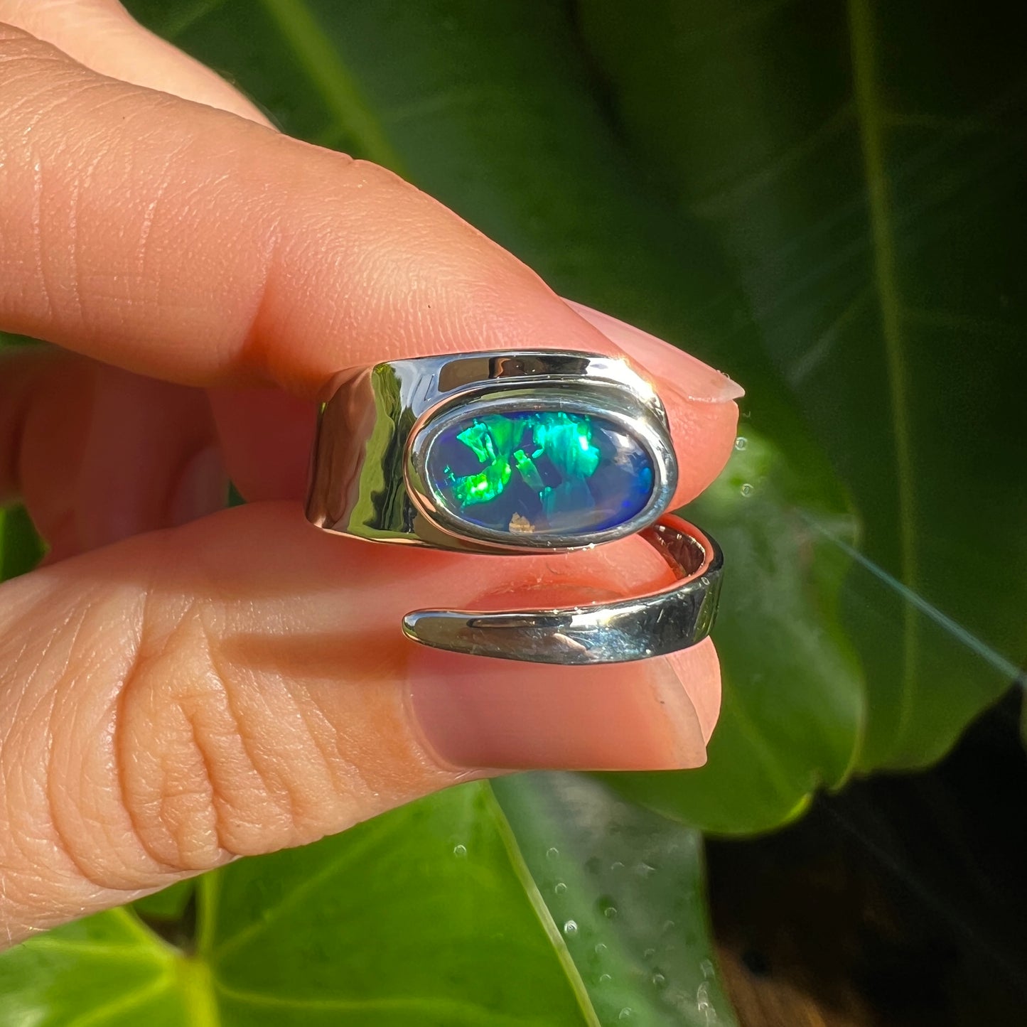Lightning Ridge Ring 1.08 cts 33920