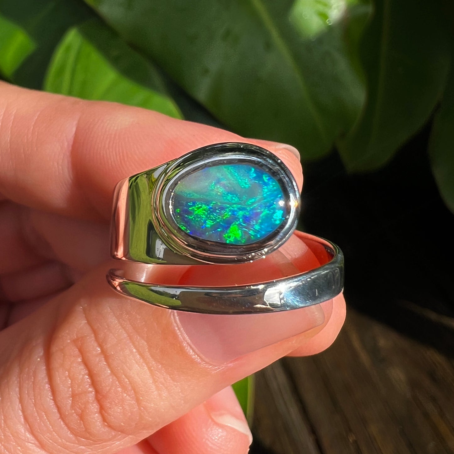 Lightning Ridge Ring 1.2 cts 27437