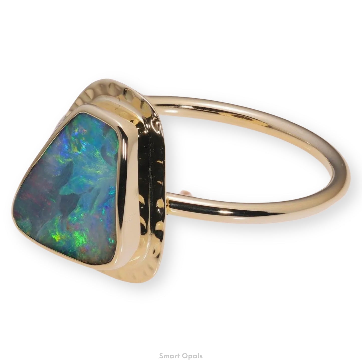 Atoll Boulder Opal 14K Gold Ring 27235