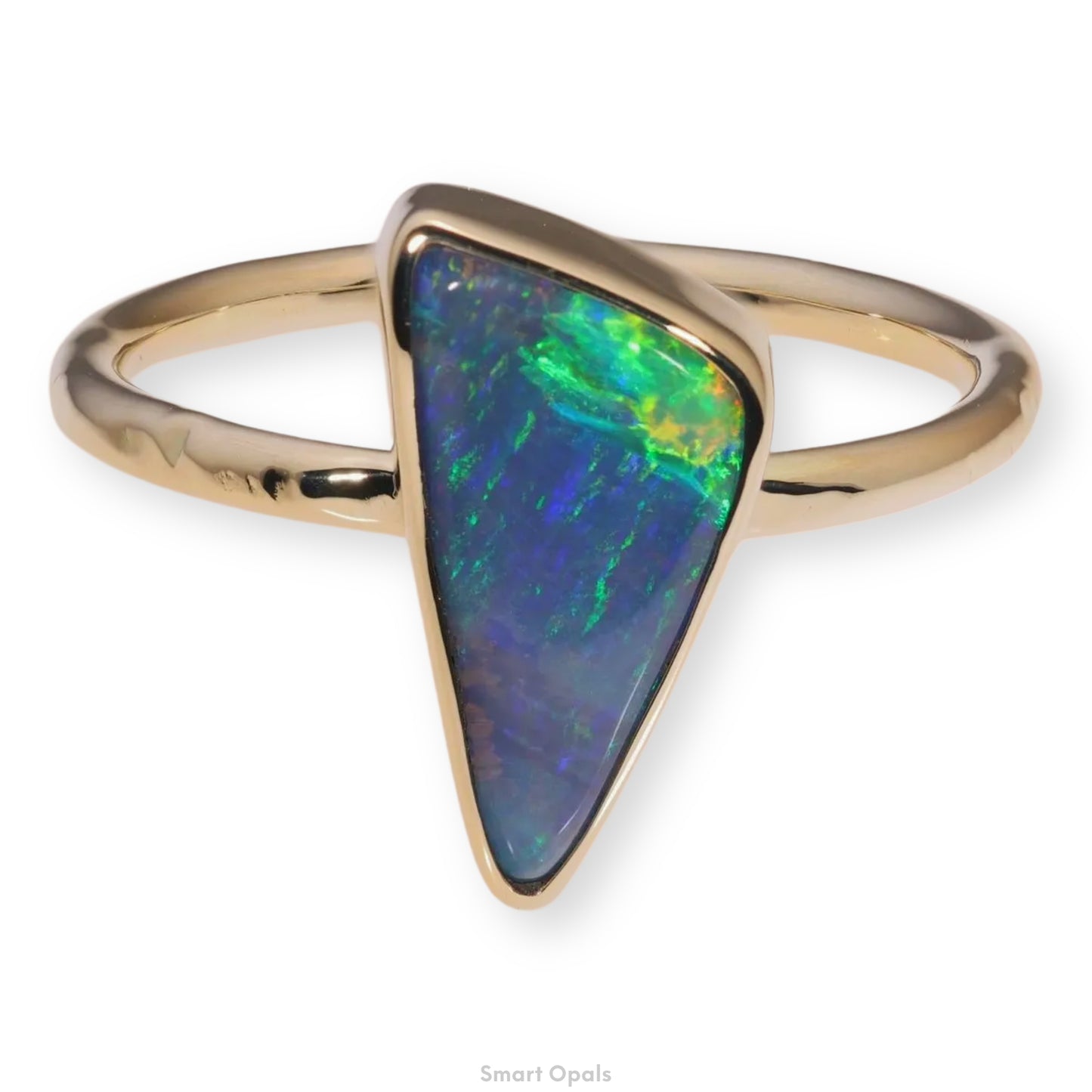 Atoll Boulder Opal 14K Gold Ring 27239