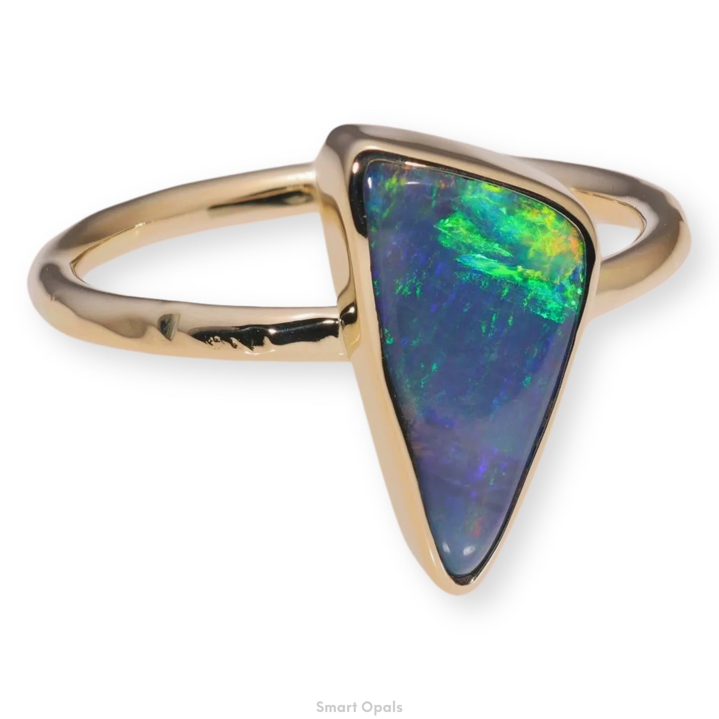 Atoll Boulder Opal 14K Gold Ring 27239