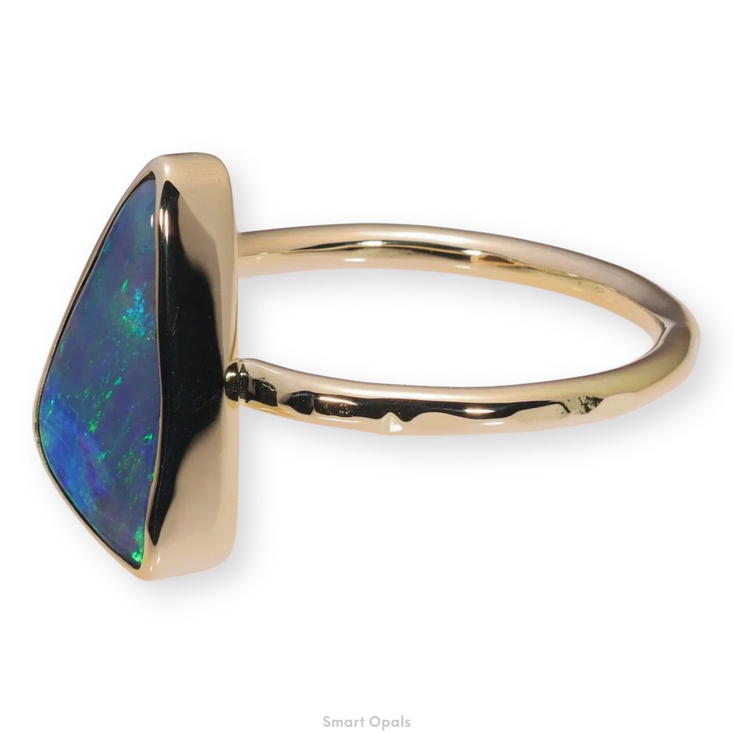 Atoll Boulder Opal 14K Gold Ring 27239