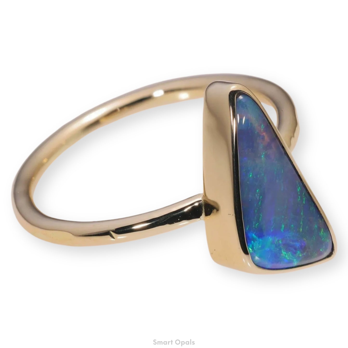 Atoll Boulder Opal 14K Gold Ring 27239