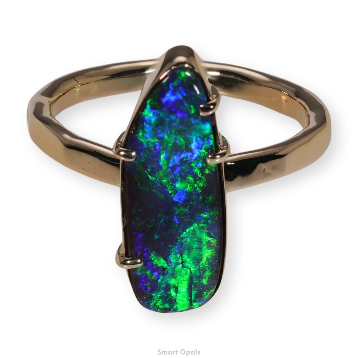 Atoll Boulder Opal 14K Gold Ring 25549