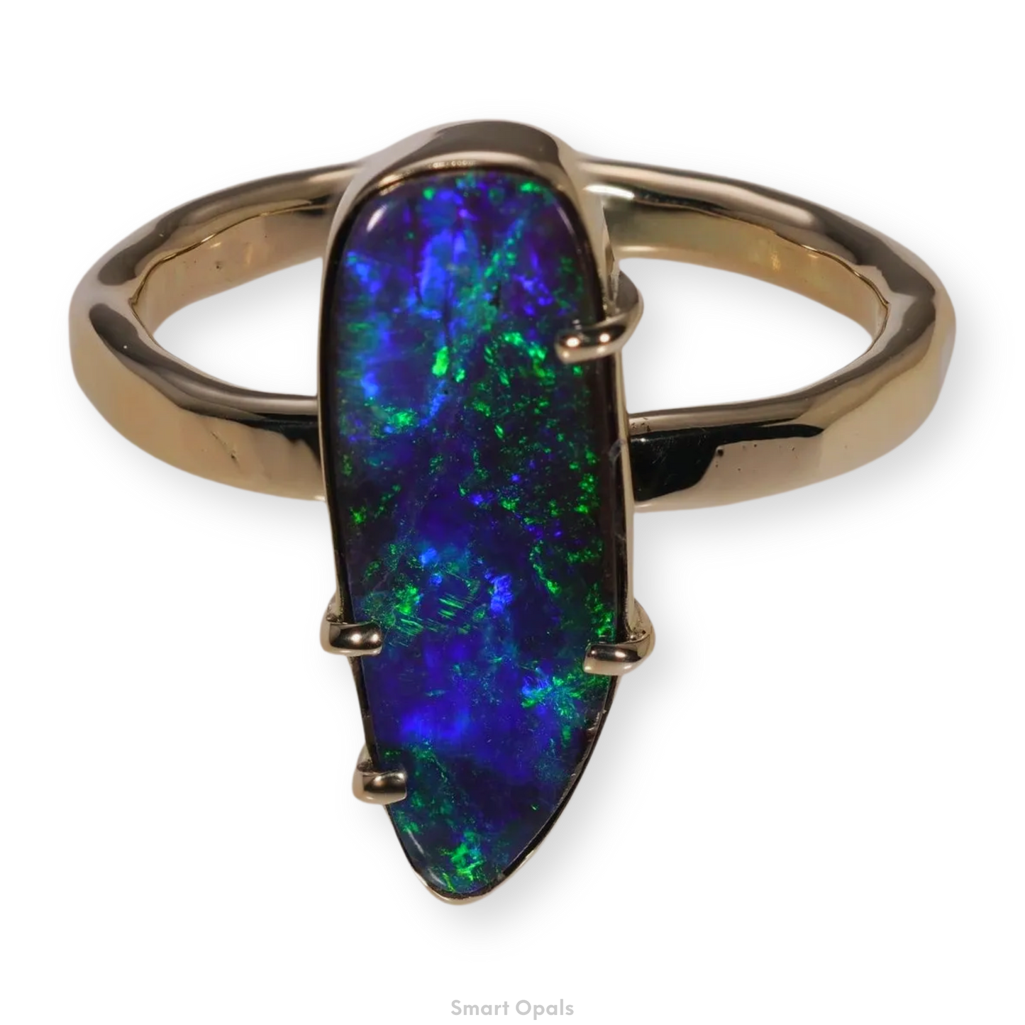 Atoll Boulder Opal 14K Gold Ring 25549