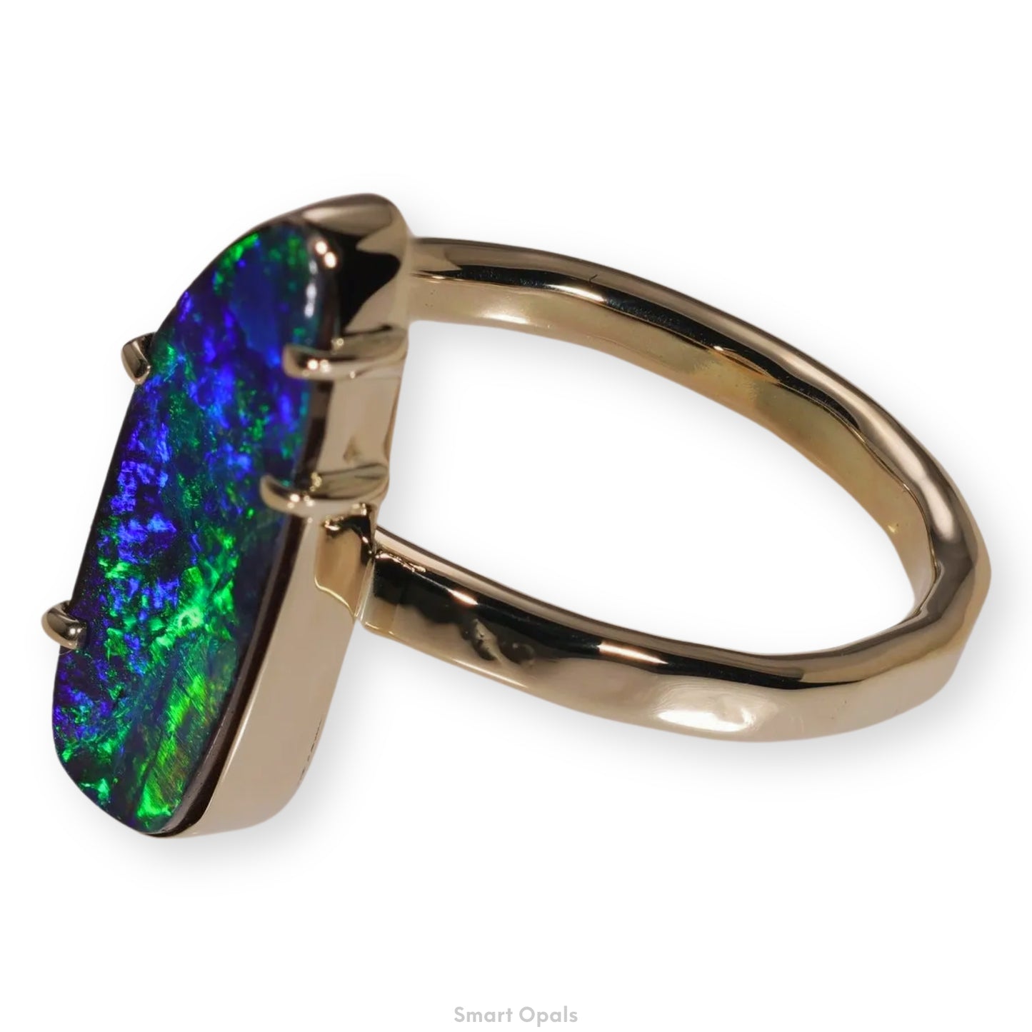 Atoll Boulder Opal 14K Gold Ring 25549