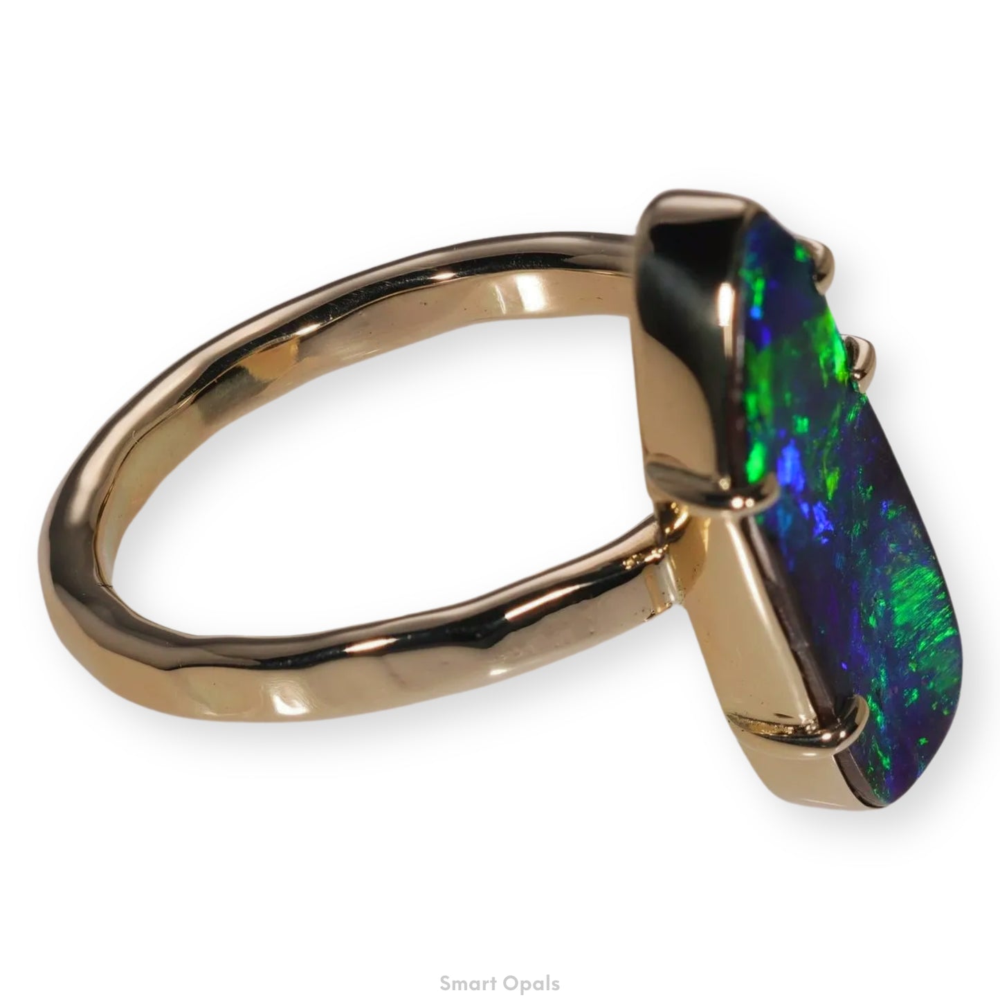 Atoll Boulder Opal 14K Gold Ring 25549