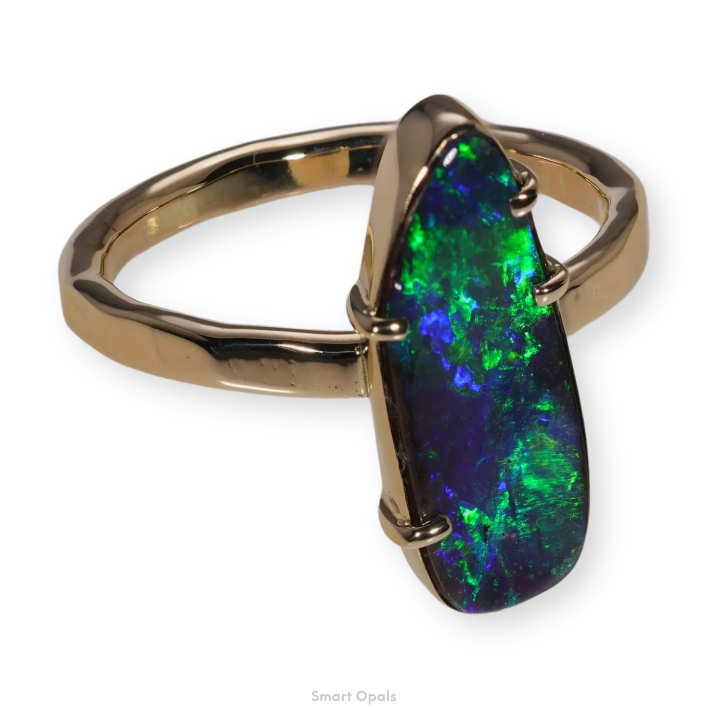 Atoll Boulder Opal 14K Gold Ring 25549