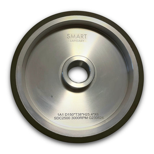 Smart Lapidary Resin Bonded Diamond Grinder - 6 inch