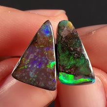 Load and play video in Gallery viewer, Boulder Opal Set 4.47cts 21205
