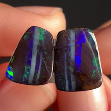 Load and play video in Gallery viewer, Boulder Opal Set 4.23cts 21213
