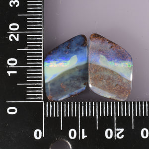 Boulder Opal Pair 14.3cts 21623