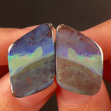 Load and play video in Gallery viewer, Boulder Opal Pair 14.3cts 21623
