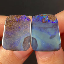 Load and play video in Gallery viewer, Boulder Opal Pair 14.96cts 21617
